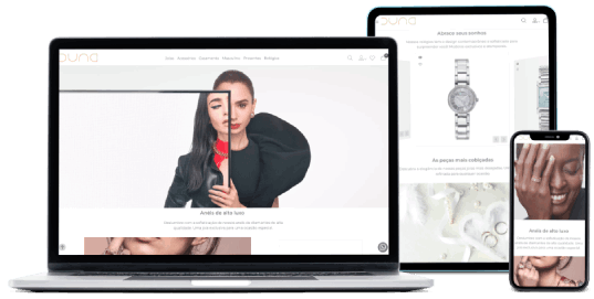 Tema Duna em notebook, tablet e celular