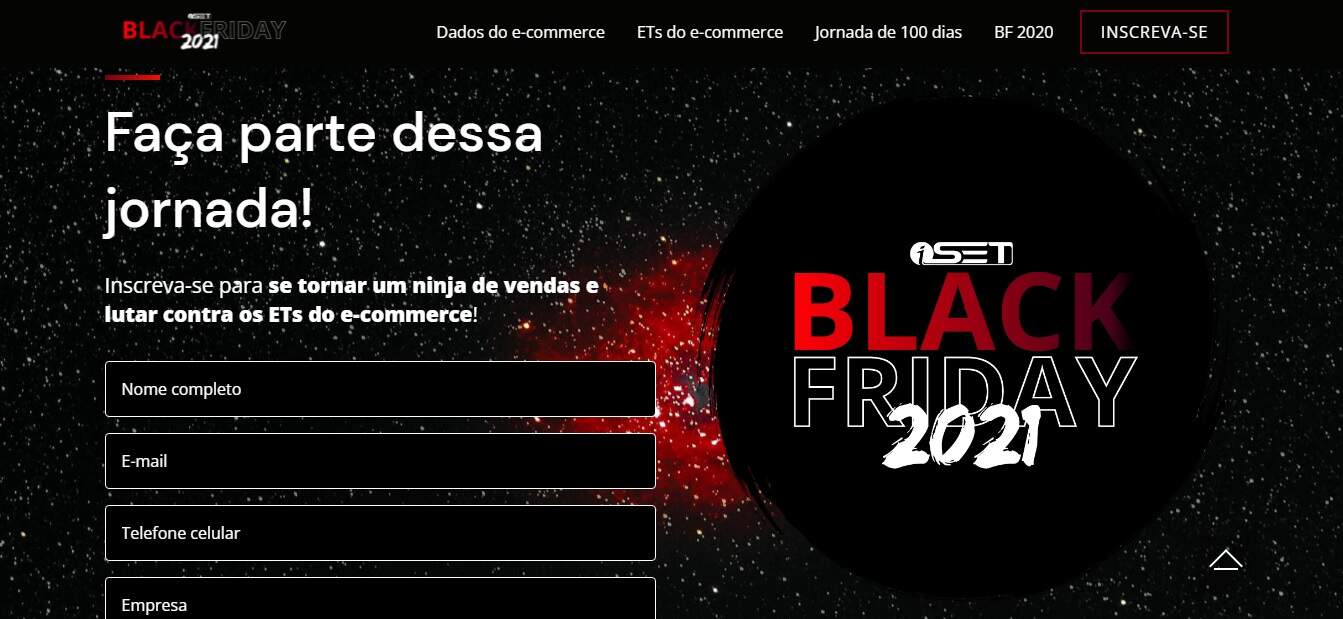 Página de Captura - Black Friday