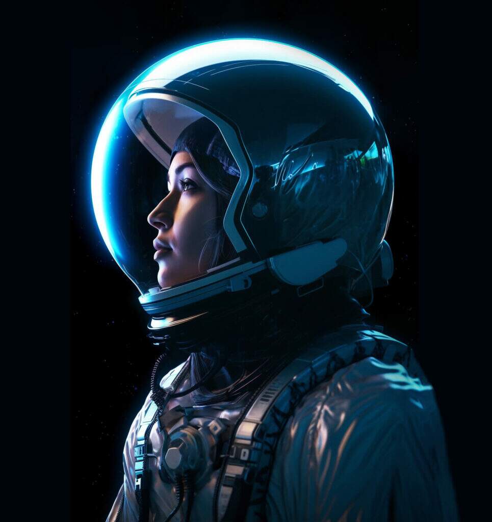 Astronauta feminina no espaço | Página Inicial | iSET Plataforma de E-commerce